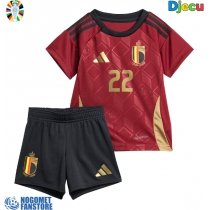 Belgija Jeremy Doku #22 Domaci Dres za djecu EP 2024 Kratak Rukav (+ Kratke hlače)